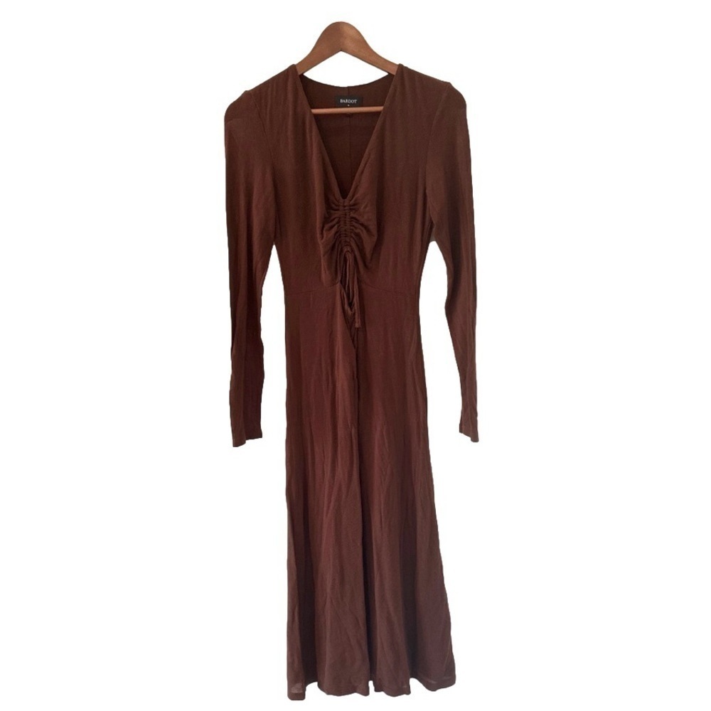 Bardot long sleeve maxi dress size medium